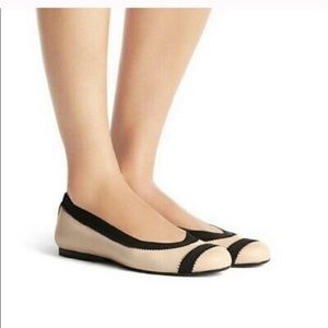 Stuart Weitzman Giveable Elastic Trim Ballet Flats